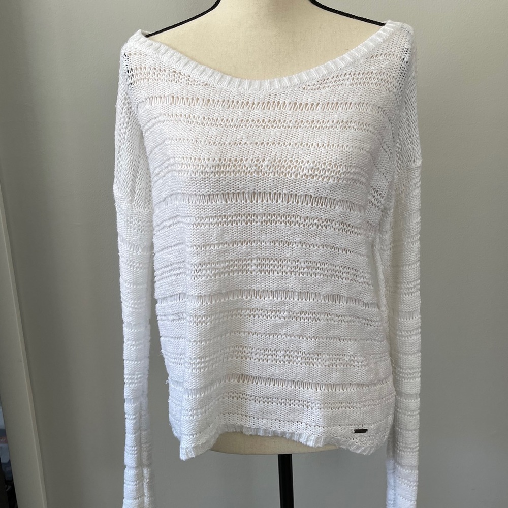 Abercrombie & Fitch White Sweater